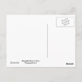Spielende Kätzchen Postkarte (Rückseite)