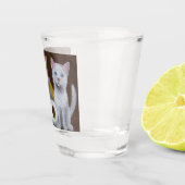 Spielende Kätzchen Schnapsglas (Rechts)
