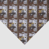 Spielende Kätzchen Seidenpapier (Ausschnitt)