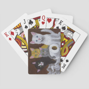 Spielende Kätzchen Spielkarten