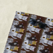 Spielende Kätzchen Strandtuch (Beispiel)