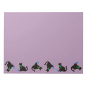 Spielende Katze Notizblock (Vorderseite)