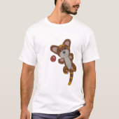 Spielende Katze T-Shirt (Vorderseite)