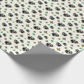 Spielende Katzen Geschenkpapier (Ecke)