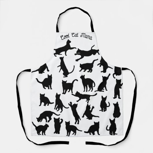 Spielende Katzen, Katze Mama Personalisiert Katzen Schürze (Vorderseite)