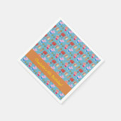 Spielende Katzen mit Geschenken Kindergeburtstag P Serviette (Ecke)