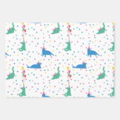 Spielende Katzen - Perfekte Geburtstagsfeier Geschenkpapier Set (Vorderseite 2)