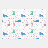 Spielende Katzen - Perfekte Geburtstagsfeier Geschenkpapier Set (Vorderseite)