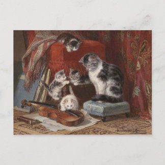 Spielende Katzen - Ronner Postkarte
