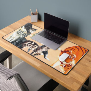 Spielende Katzen Schreibtischunterlage