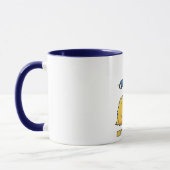 Spielende Kuh springt auf Heu Tasse (Links)