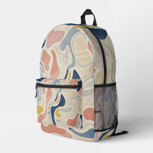 Spielende Kurven Bedruckter Rucksack