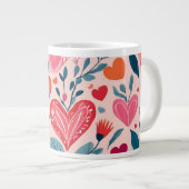 Spielende Liebe | Jumbo-Tasse (Vorderseite Rechts)