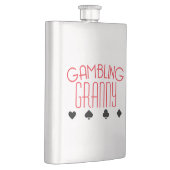 Spielende Oma Flachmann (Rechts)