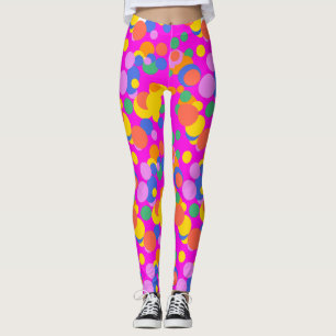 Spielende Orbit: Abstrakte Kreise Leggings