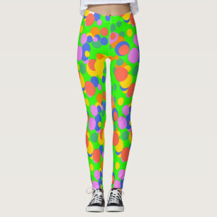 Spielende Orbit: Abstrakte Kreise Leggings