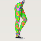 Spielende Orbit: Abstrakte Kreise Leggings (Rechts)