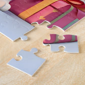 Spielende Paws Beagle Welpenfarbene Geschenke Galo Puzzle (Seite)