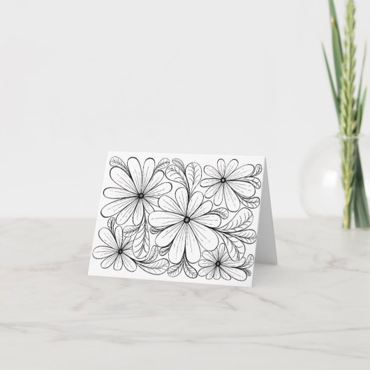 Spielende Petals Card Dankeskarte (Vorderseite)