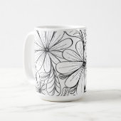 Spielende Petals-Tasse Kaffeetasse (Vorderseite Links)