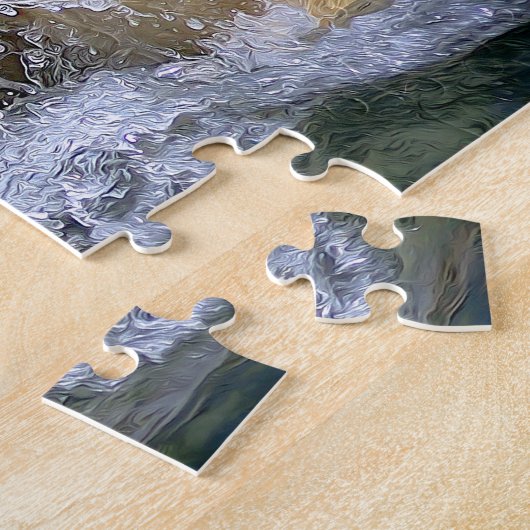 Spielende Polarbären, Puzzle Jigsaw (Seite)