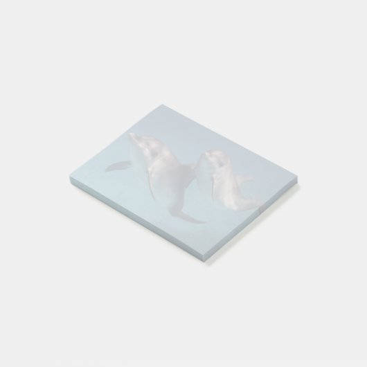 Spielende Pose Post-it Klebezettel (angewinkelt)