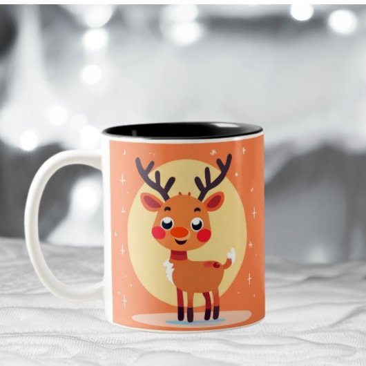 Spielende Rudolph Coffee Tasse