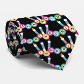 Spielende Spaß-Krawatte des Bingo Krawatte (Gerollt)
