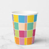 Spielende Springtime-Schachbretter Pappbecher (Rechts)