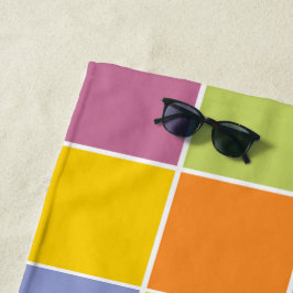 Spielende Springtime-Schachbretter Strandtuch