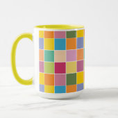 Spielende Springtime-Schachbretter Tasse (Links)