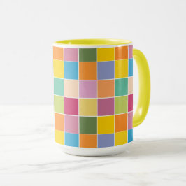 Spielende Springtime-Schachbretter Tasse