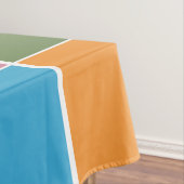 Spielende Springtime-Schachbretter Tischdecke (Beispiel)