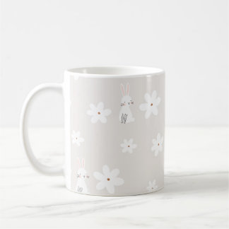 Spielende Tasse von Sonne und Blumen