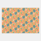 Spielende Weihnachtskandinen - Set Nr. 6 Geschenkpapier Set (Vorderseite 2)