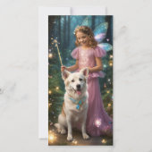 Spielende Welpen Weihnachtskarte für den Ozean (Rückseite)