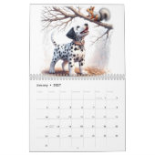 Spielende Welpen Zwölf Monate Kalender (Jan 2027)