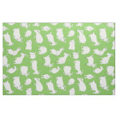 Spielende Ziegen - Grün Stoff (Fat Quarter (45,7 x 55,9 cm))