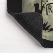 Spielender Black Cat Mouse Pad Mousepad (Ecke)