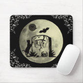 Spielender Black Cat Mouse Pad Mousepad (Mit Mouse)