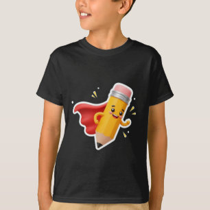 Spielender Bleistift-Power - Kids kreatives T-Shir T-Shirt
