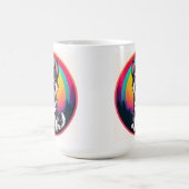 Spielender Cartoon Dog Kaffeetasse (Mittel)
