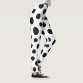 Spielender Dalmatiner Inspiriert Halloween-Punktpu Leggings (Rechts)
