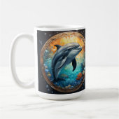 Spielender Delfin Kaffeetasse (Links)