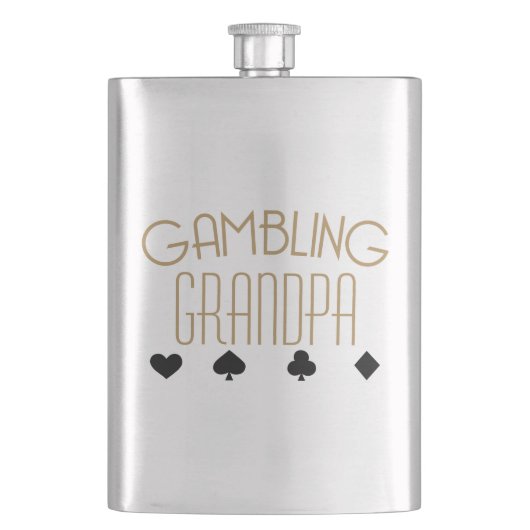 Spielender Großvater Flachmann (Vorderseite)