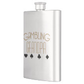 Spielender Großvater Flachmann (Links)