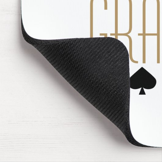 Spielender Großvater Mousepad (Ecke)