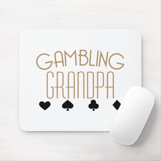 Spielender Großvater Mousepad (Mit Mouse)