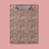 Spielender Kaffee jetzt Mocha Muster Klemmbrett