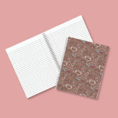 Spielender Kaffee jetzt Mocha Muster Notizblock